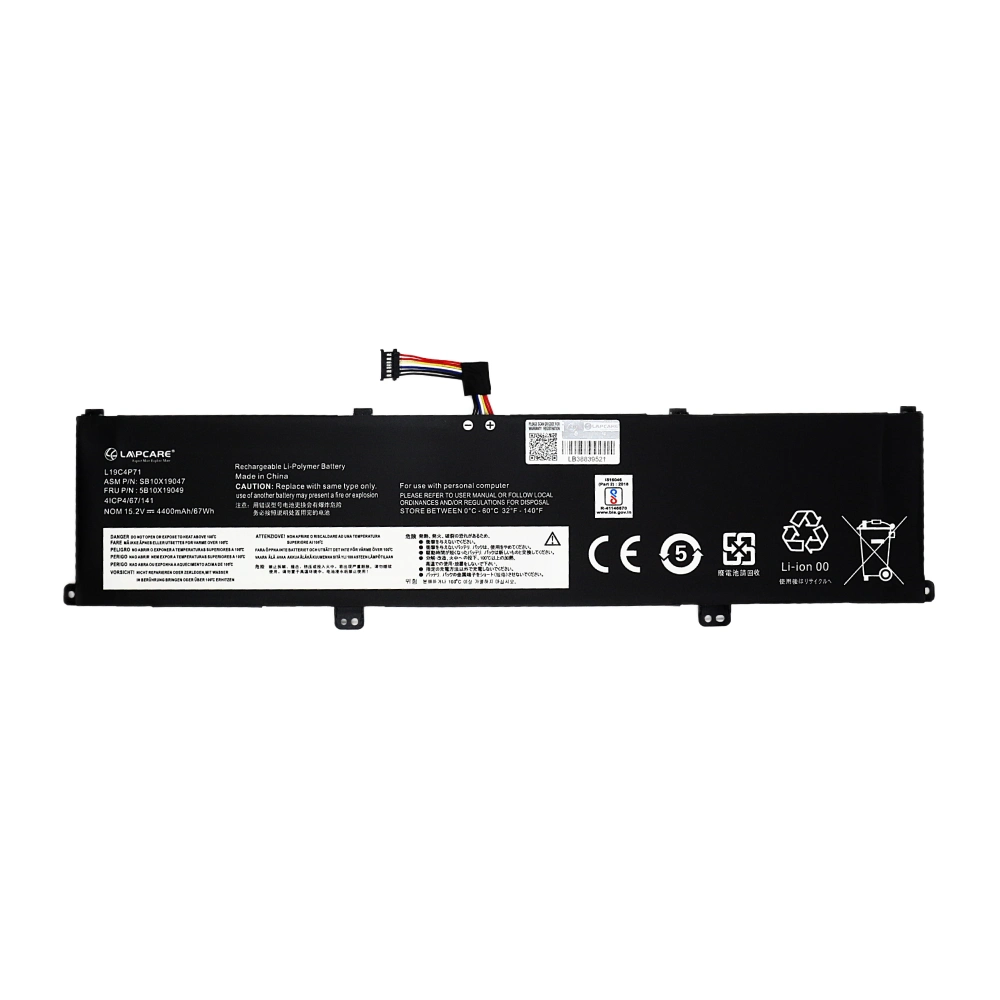 Lapcare Laptop Battery Compatible For Lenovo ThinkPad P1 Gen 3 | L19C4P71 view 2